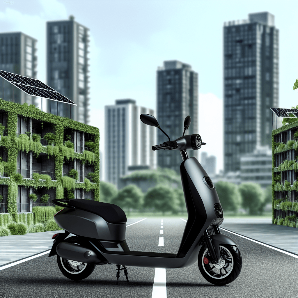 Silence scooter écologique, pour une ville plus verte